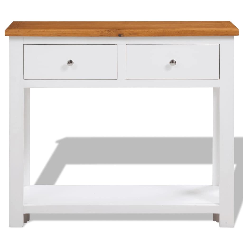 Solid Oak Wood Side Table U202