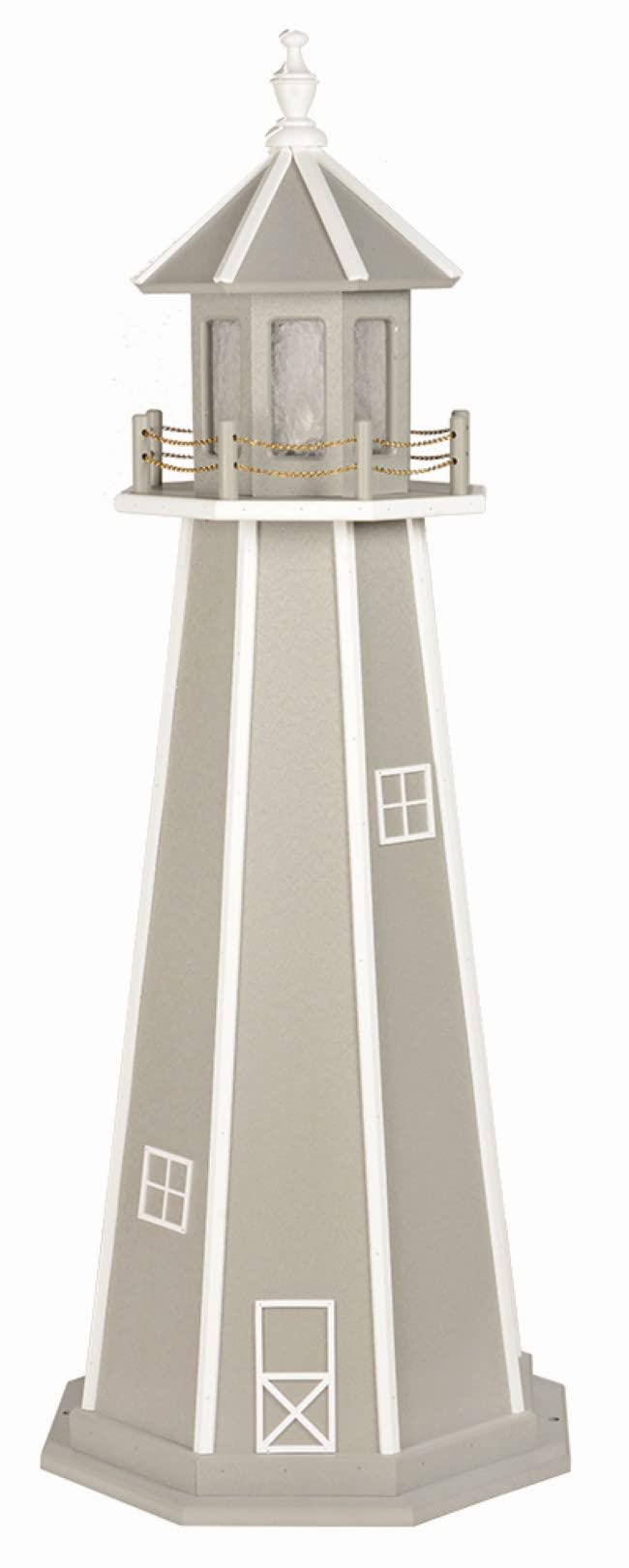 Light Gray and White Hybrid Lighthouse A35121
