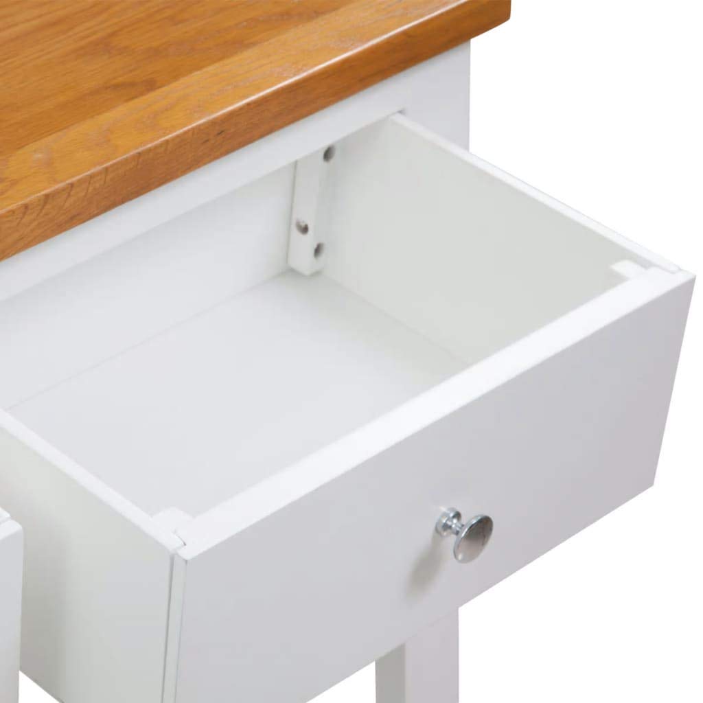 Solid Oak Wood Side Table U202