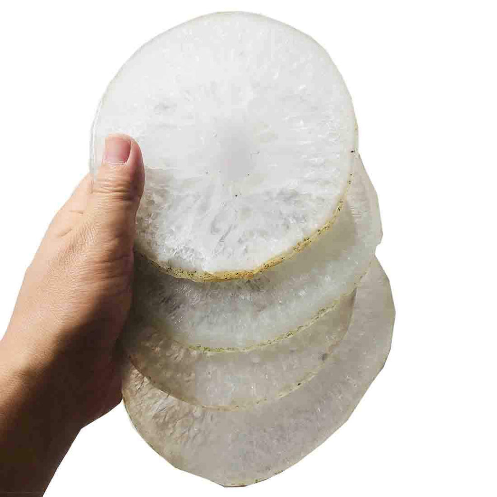 Natural Agate Coasters Set of 4 Z77873