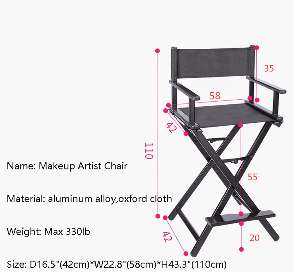 Portable Aluminum Folding Makeup Chair N973