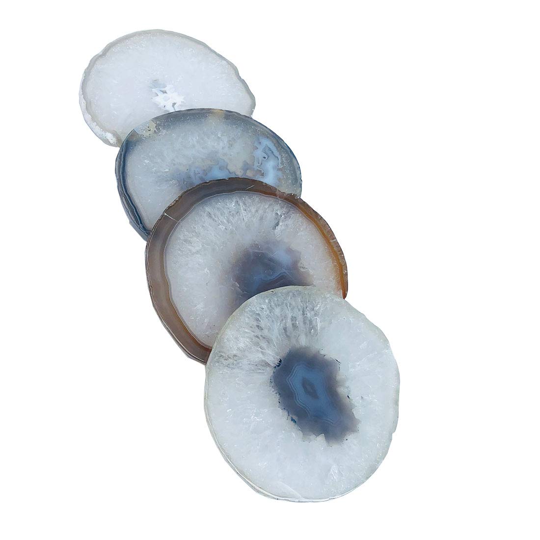 Natural Agate Coasters Set of 4 Z77873