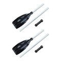 2pcs Aluminum Alloy Kayak Paddle Adjustable Telescopic Shaft E88212