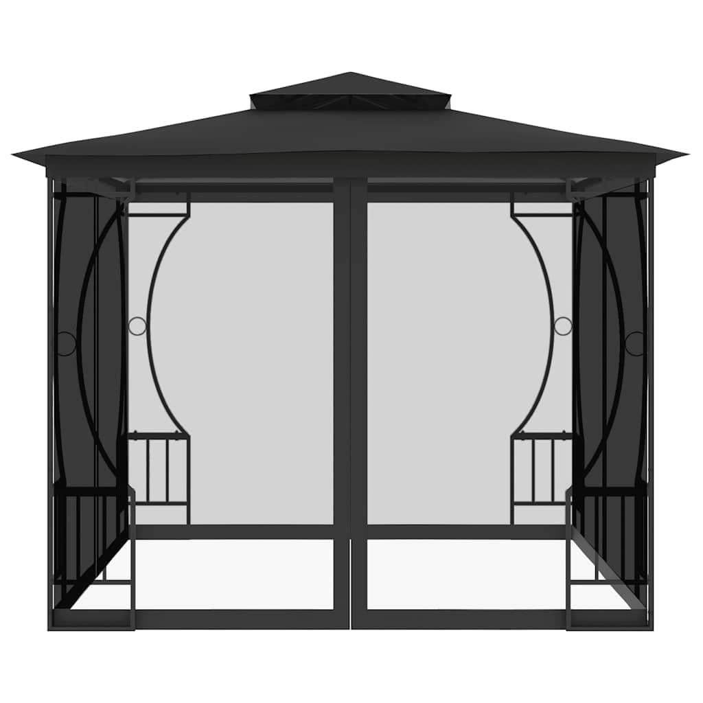 9.8'x9.8' Pop Up Outdoor Gazebo with Mosquito Netting T642326