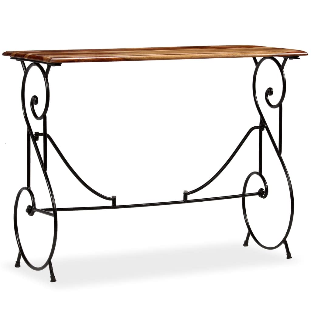 Solid Sheesham Wood Console Table 39.4"x15.7"x29.5" G43002