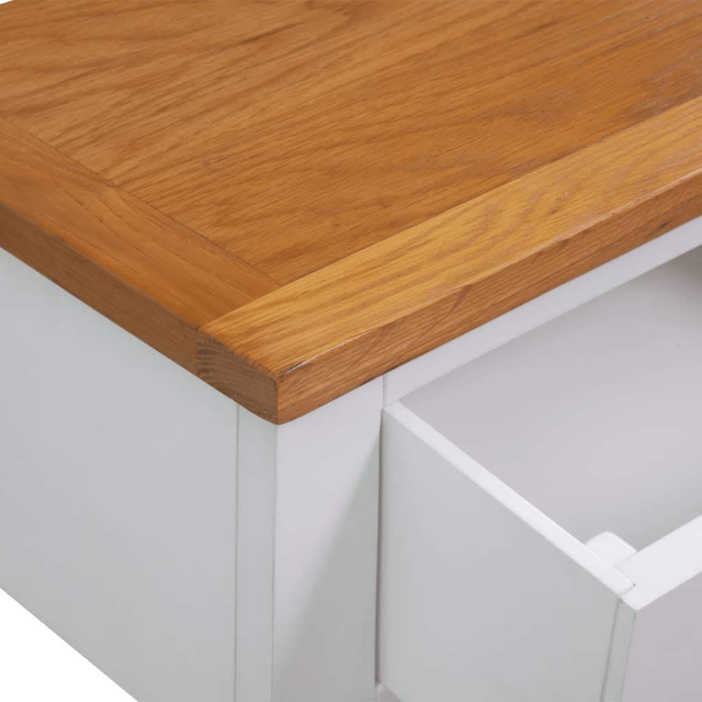 Solid Oak Wood Side Table U202