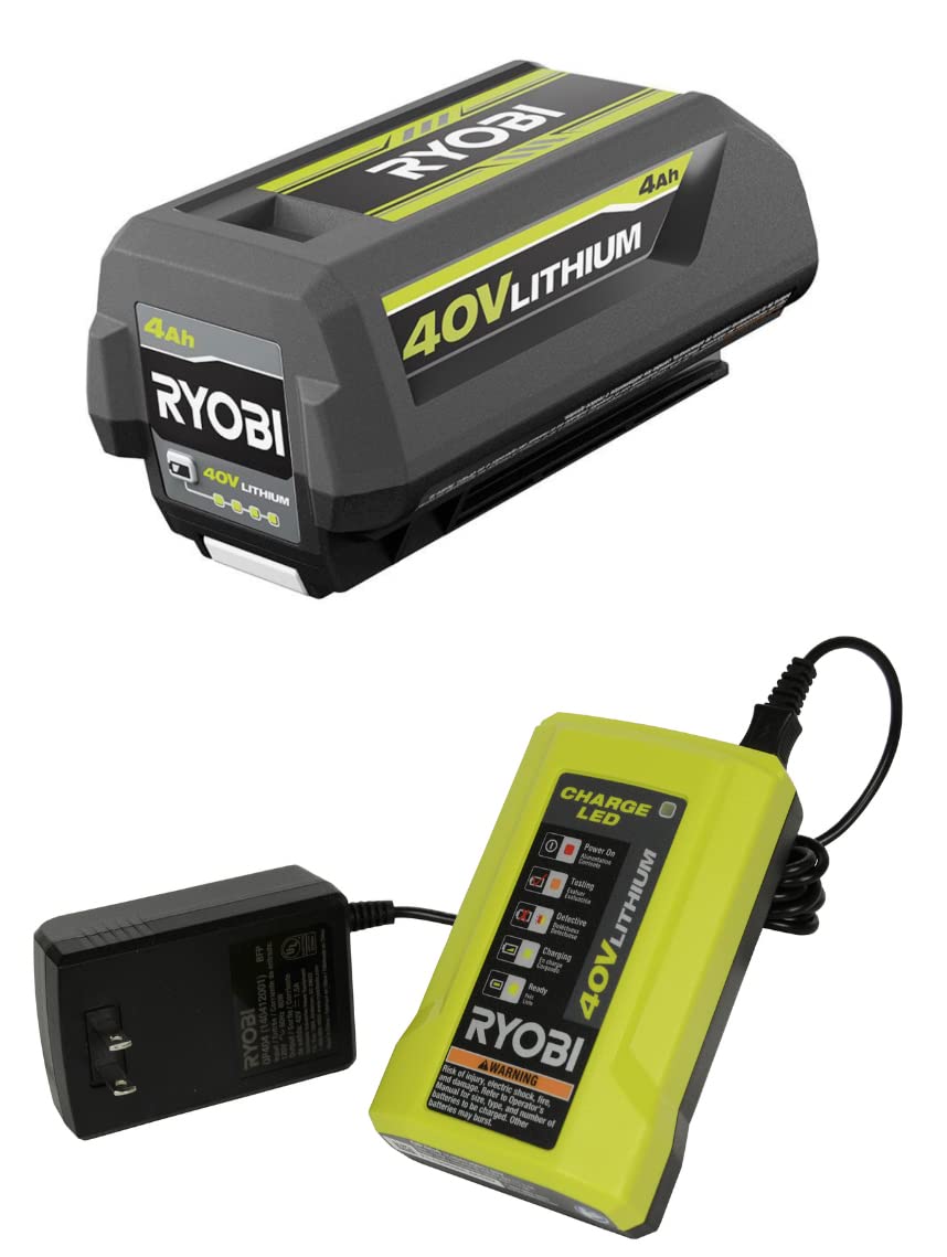 40V 4.0 Ah Lithium-Ion Battery and Charger Kit T207146