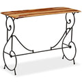 Solid Sheesham Wood Console Table 39.4"x15.7"x29.5" G43002