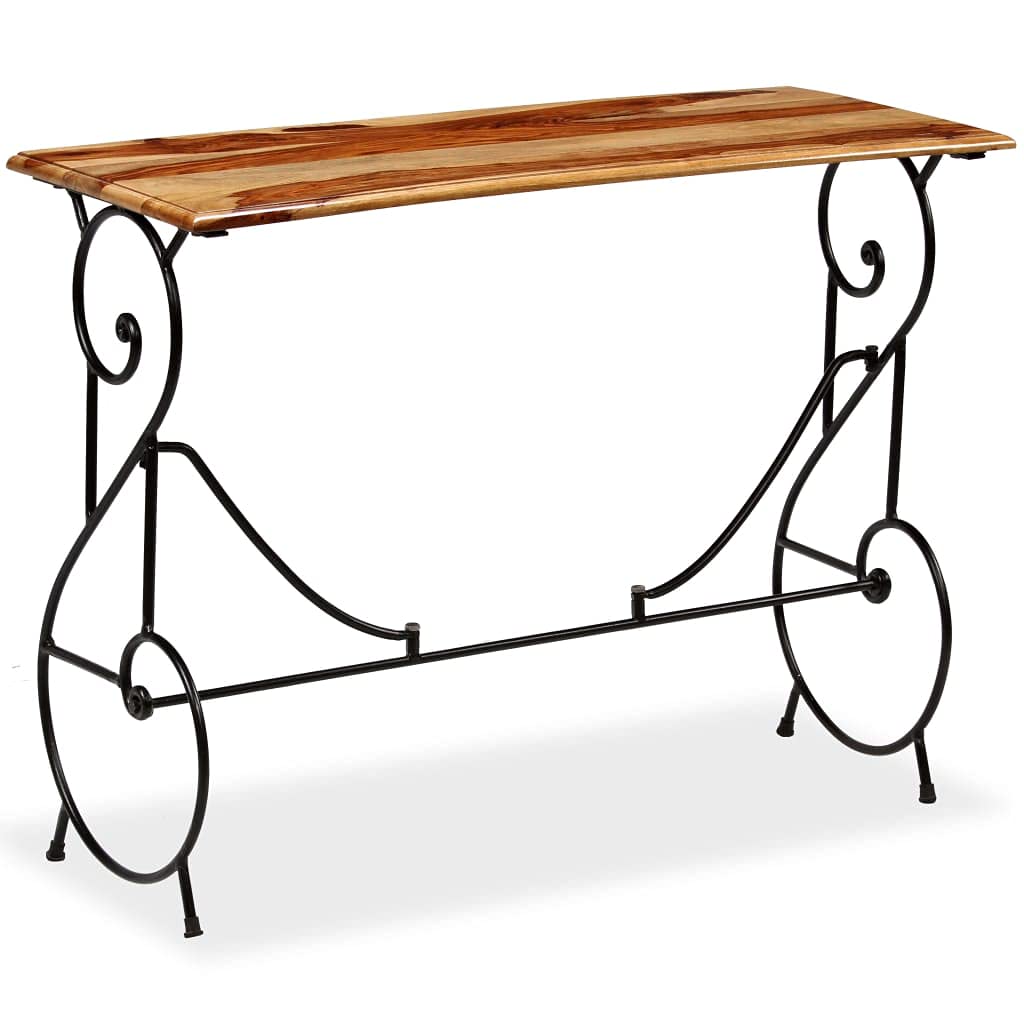 Solid Sheesham Wood Console Table 39.4"x15.7"x29.5" G43002