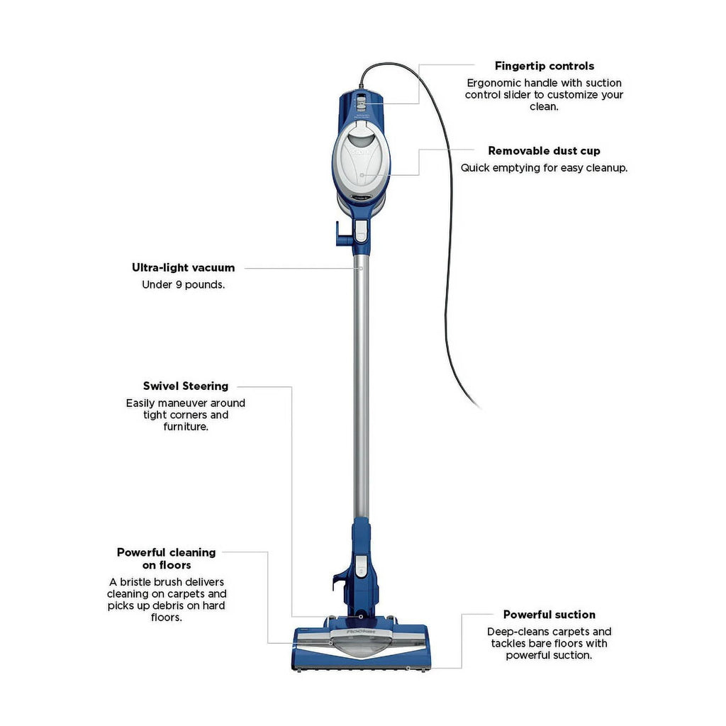 Blue Corded Stick Vacuum O428