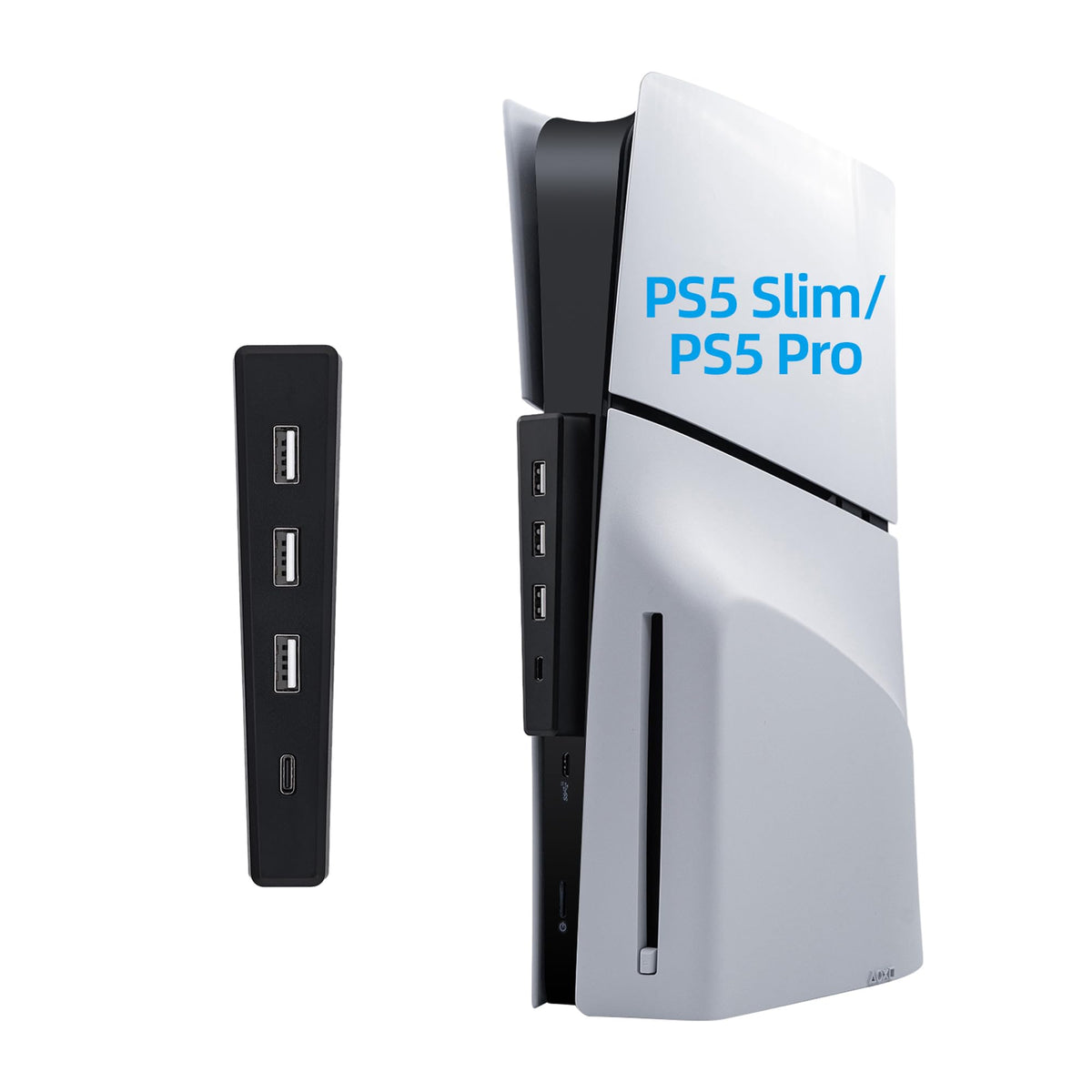 Black 4 Ports USB 2.0 Hub Q709534