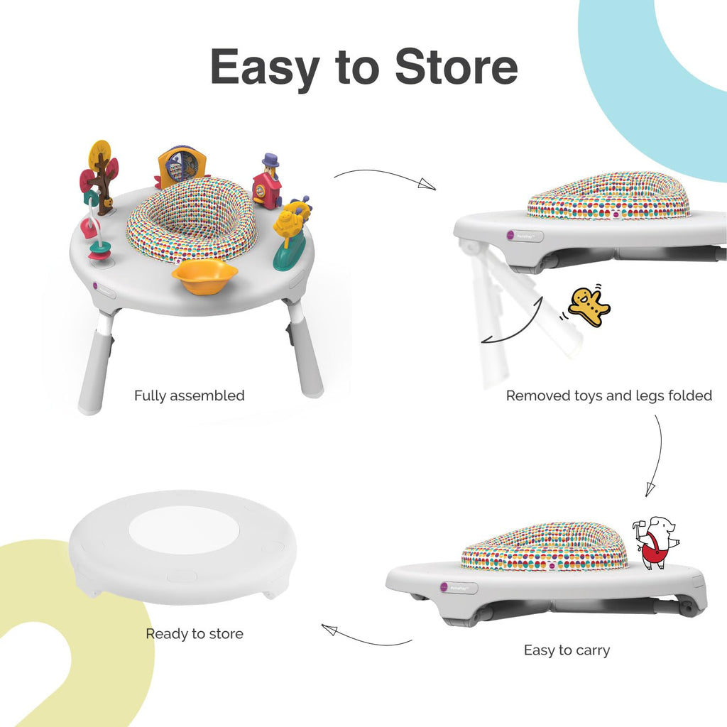 Convertible 3-in-1 Baby Activity Center & Play Table Q274908