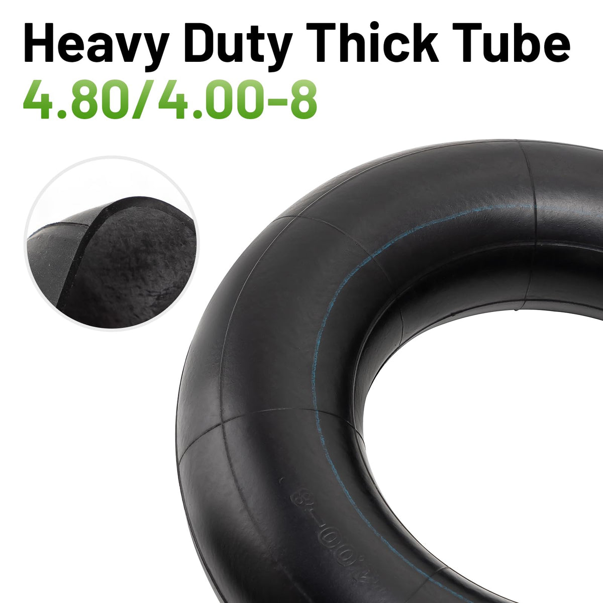 4.80/4.00-8 Replacement Tire Inner Tube with TR87 Angled Valve Pack of 2 B1241