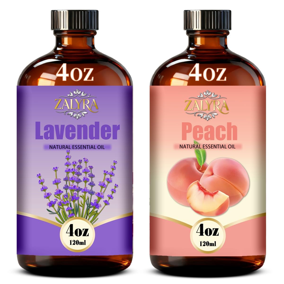 Lavender&Peach Essential Oil 4 Fl Oz+0.33 Fl Oz S423