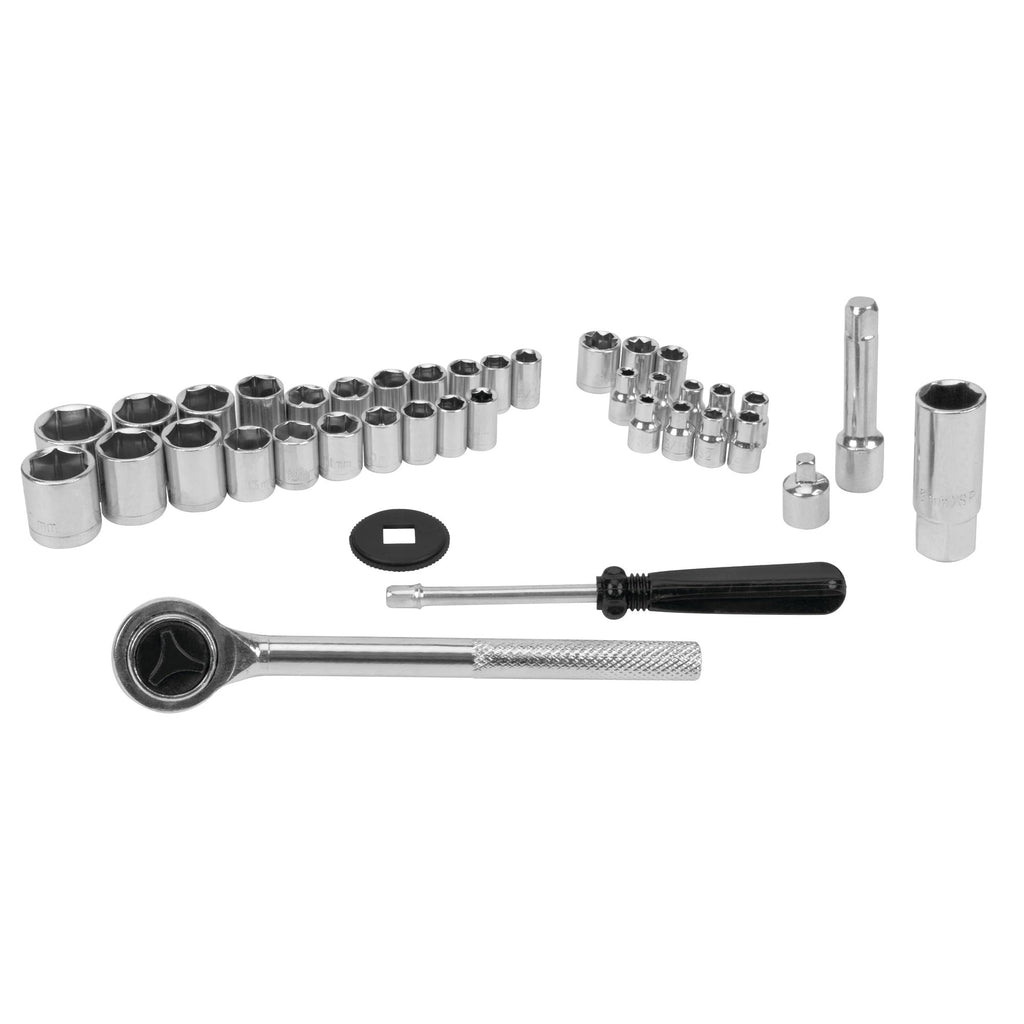 40-Piece SAE and Metric Socket Wrench Set A250