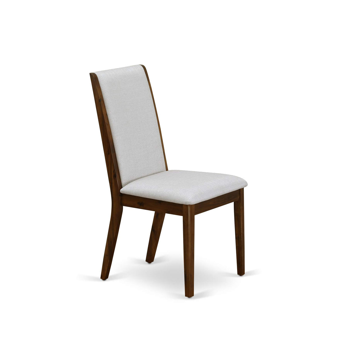 9 Piece Walnut Dining Room Set with 8 Grey Linen Chairs G7511
