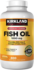 Omega-3 Fish Oil Concentrate 1,000 Mg. 400 Softgels H295504
