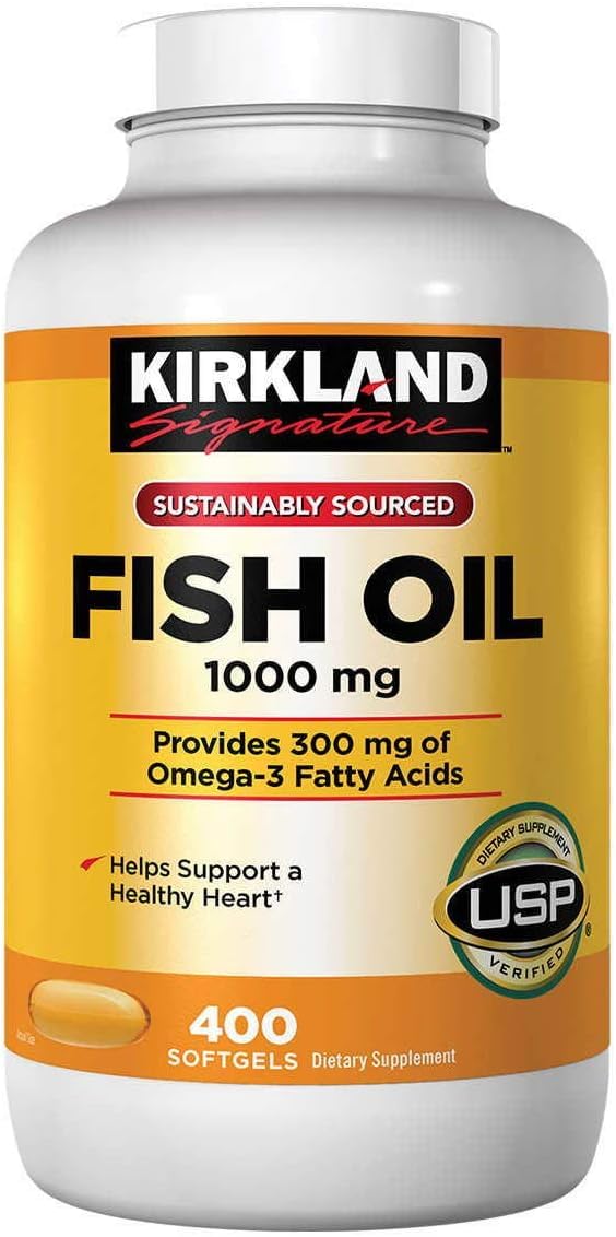 Omega-3 Fish Oil Concentrate 1,000 Mg. 400 Softgels H295504