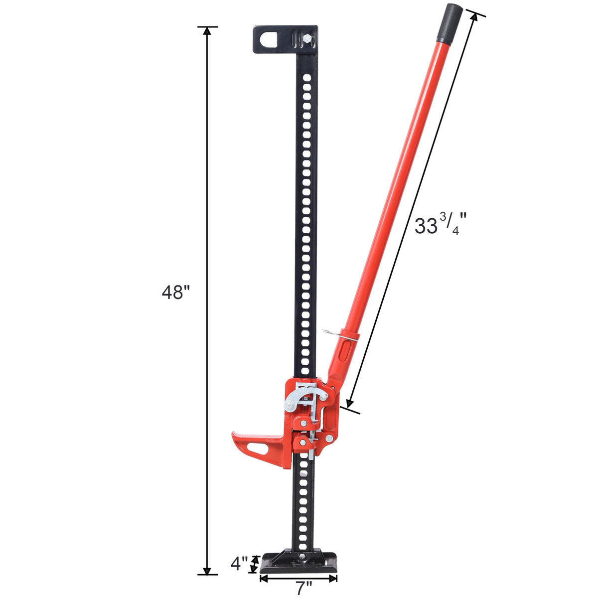 48" 7000 lbs Capacity Ratcheting Utility Farm Jack P37671