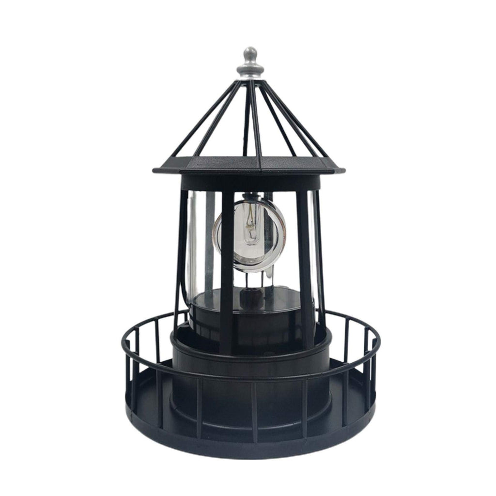 Solar LED Rotating Lighthouse Light F37059