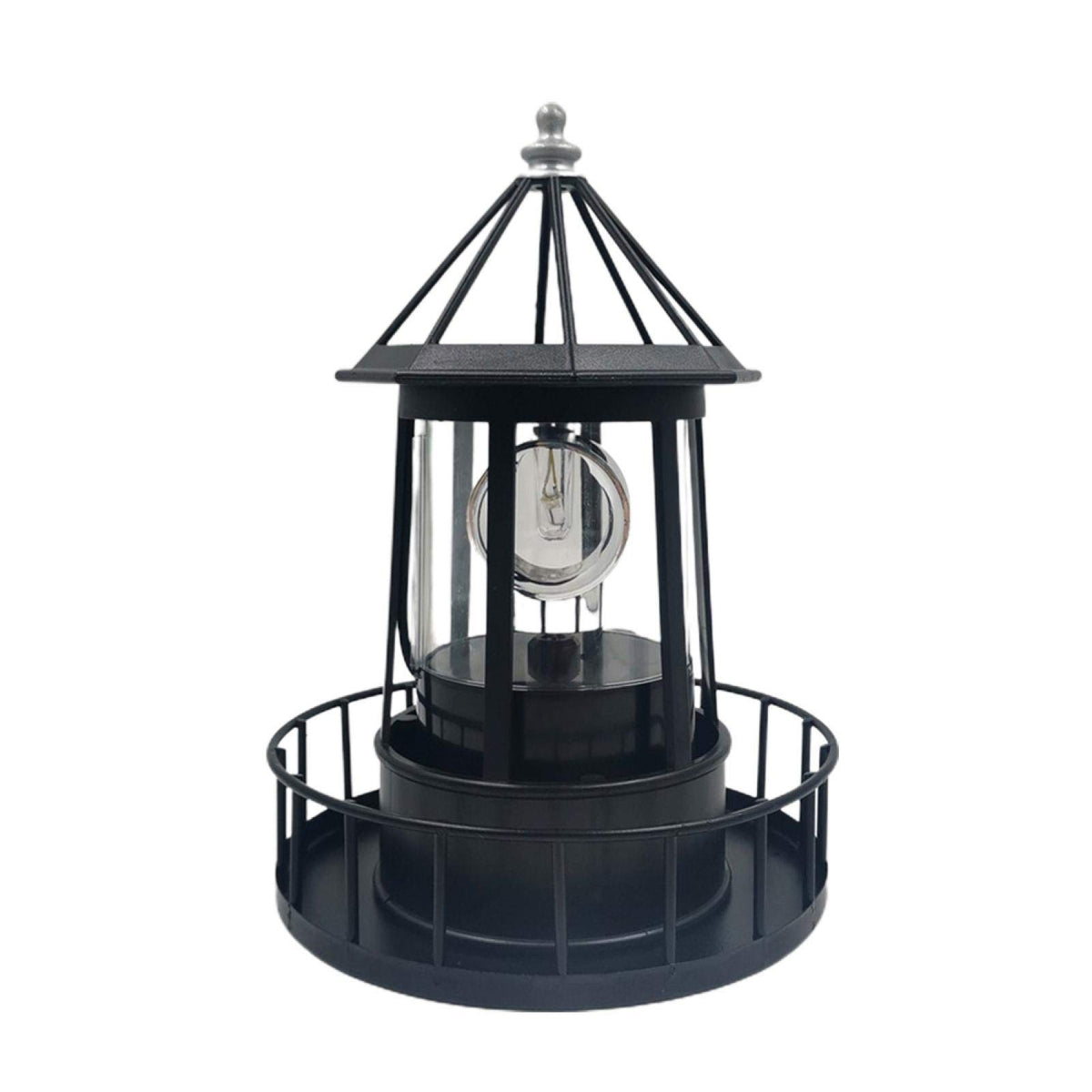 Solar LED Rotating Lighthouse Light F37059