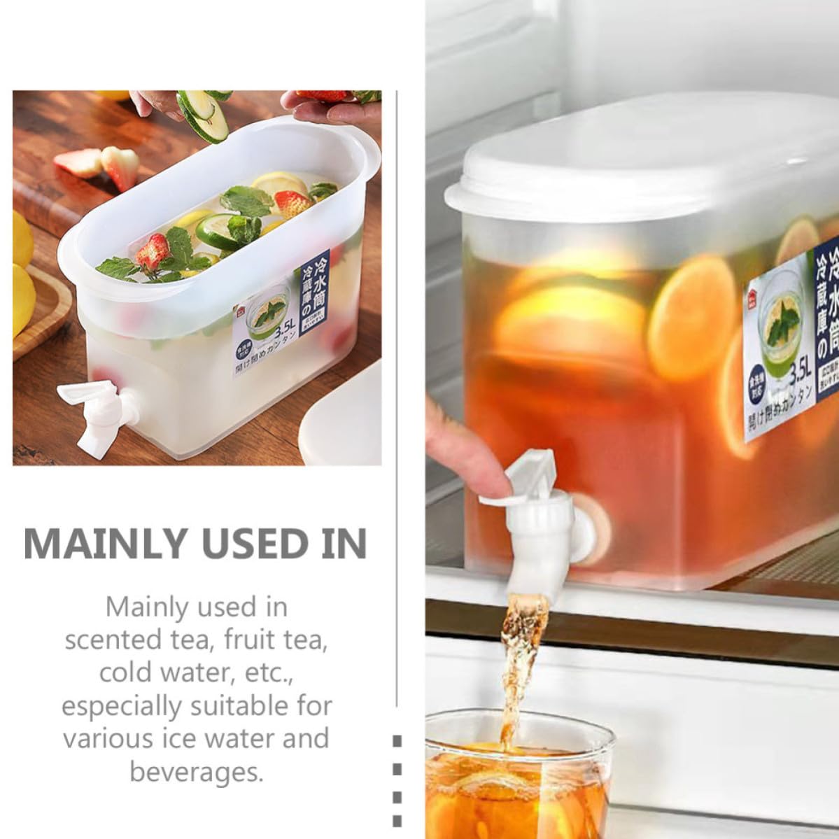 3.5L Cold Beverage Dispenser with Faucet I342436