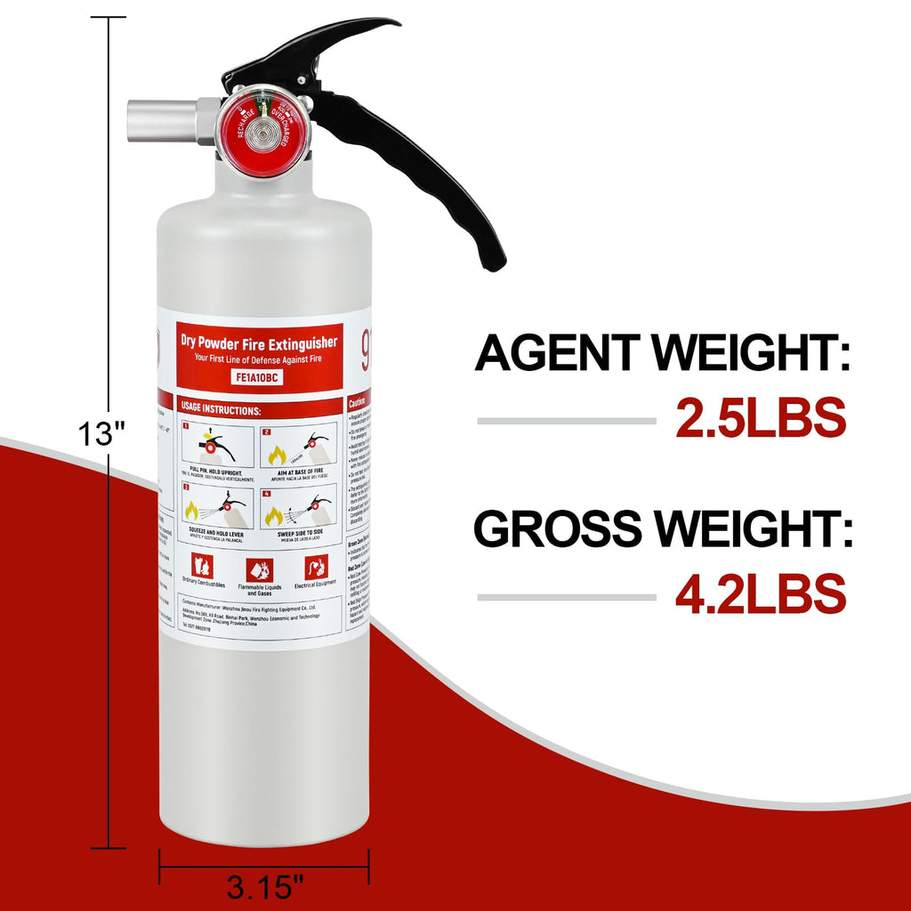 2.5 lb ABC Dry Chemical Fire Extinguisher D693