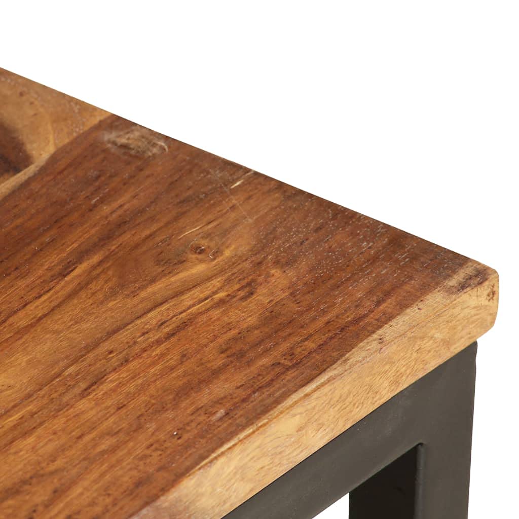 2 pcs Square Wood Nesting Tables W457