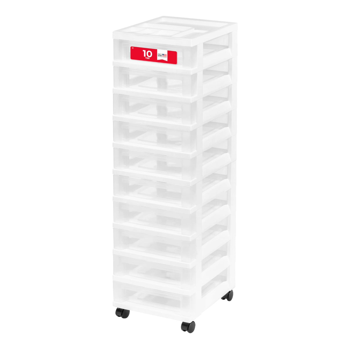 10 Drawer Rolling Storage Cart B698516