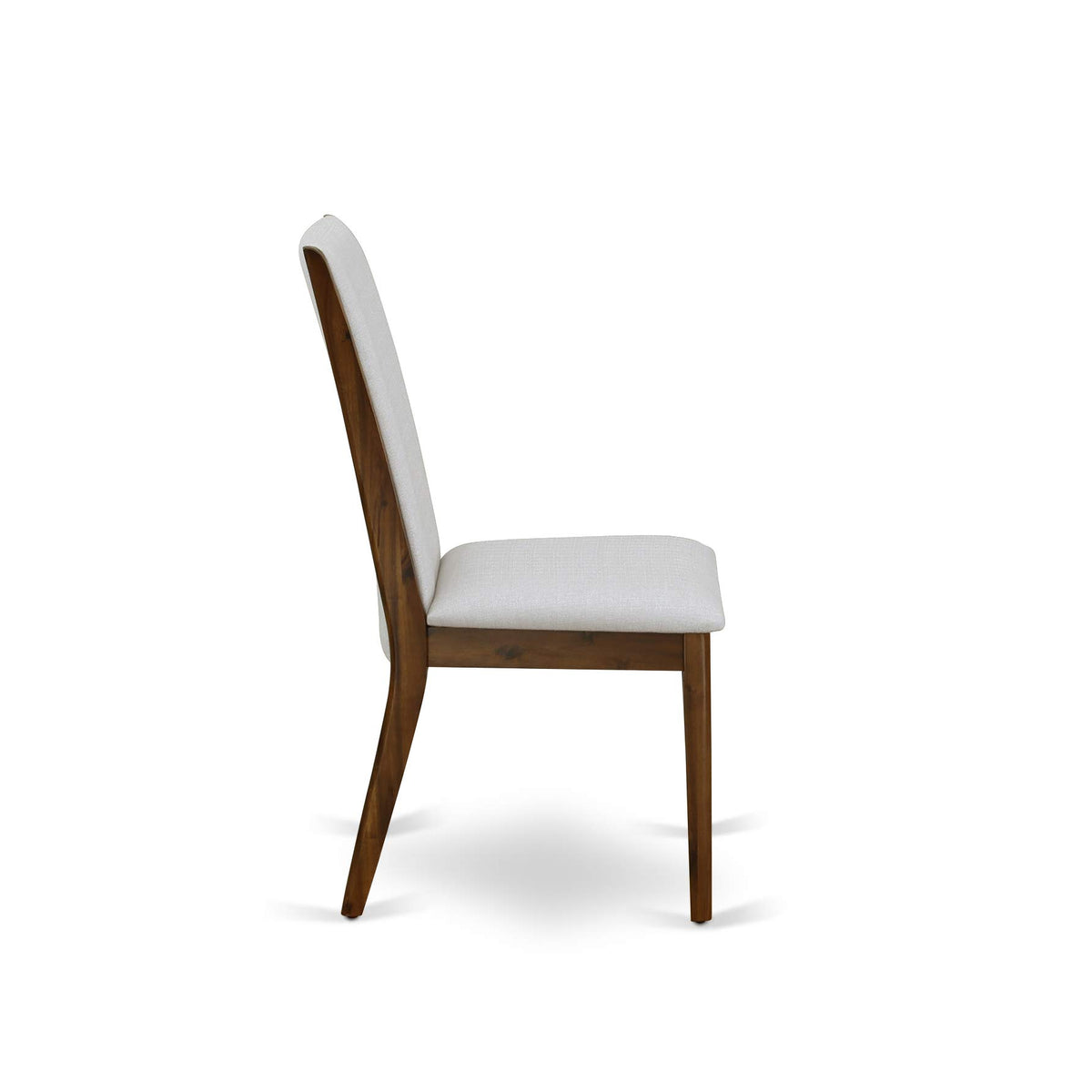 9 Piece Walnut Dining Room Set with 8 Grey Linen Chairs G7511