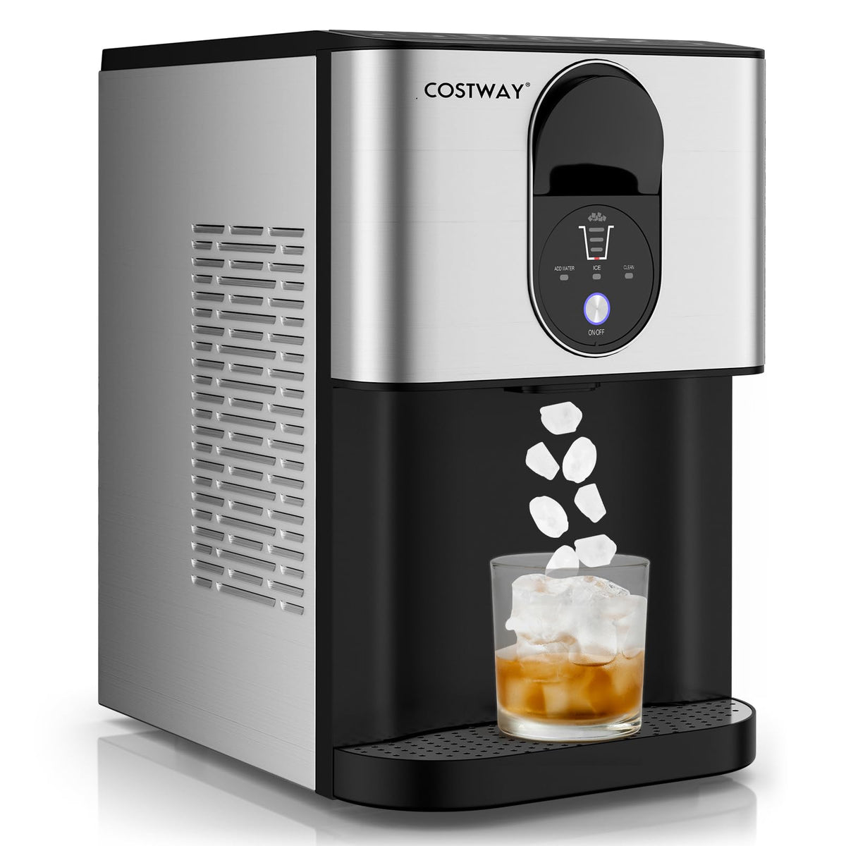 Self Dispensing Nugget Ice Maker Countertop 56Lbs/24H F87239