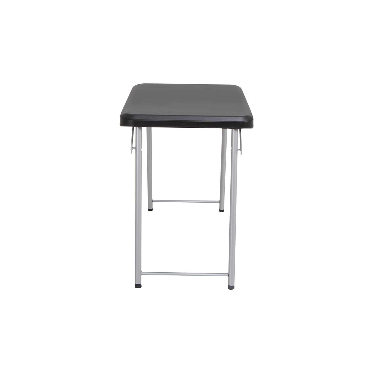 Black and Silver Compact Folding Table A707251
