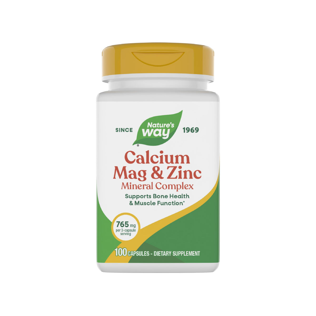 Calcium Magnesium & Zinc Mineral Complex 100 Capsules Q1101