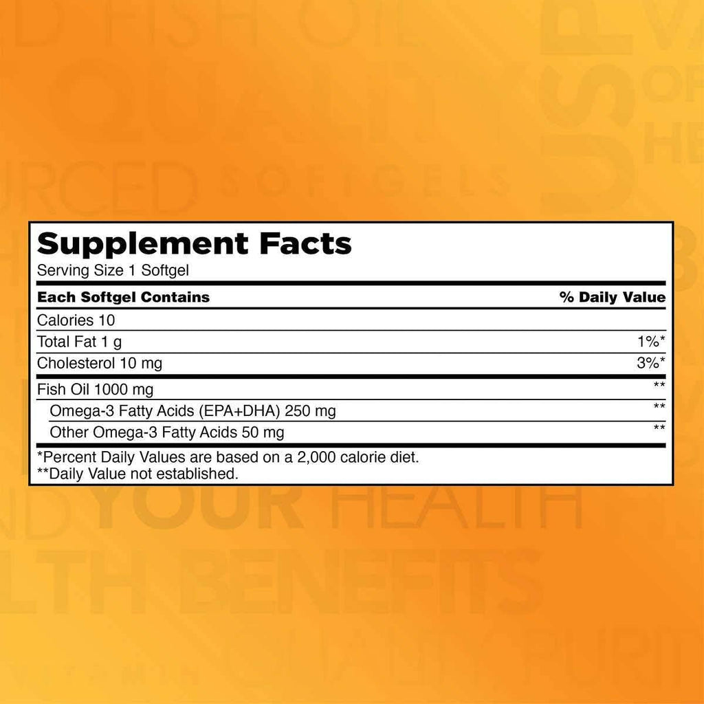 Omega-3 Fish Oil Concentrate 1,000 Mg. 400 Softgels H295504