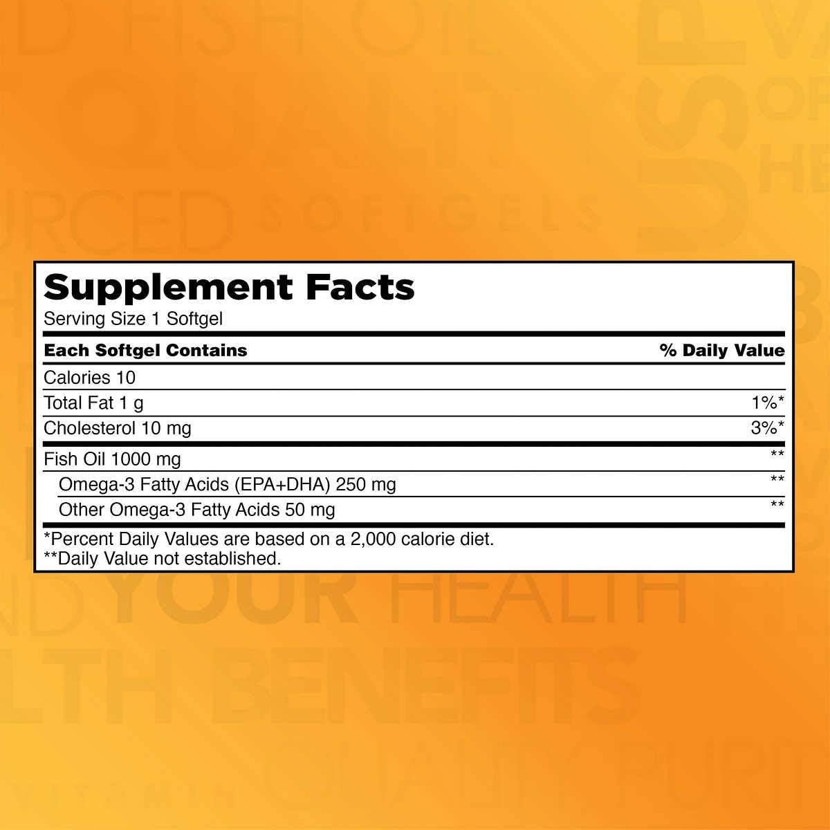 Omega-3 Fish Oil Concentrate 1,000 Mg. 400 Softgels H295504