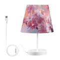Cherry Blossoms Painting 3-Way Dimmable LED Table Lamp X135703