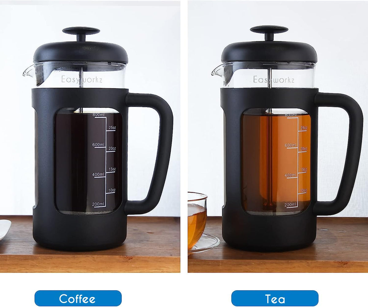 34 oz French Press with Creamer and Sugar Bowl Set N5029