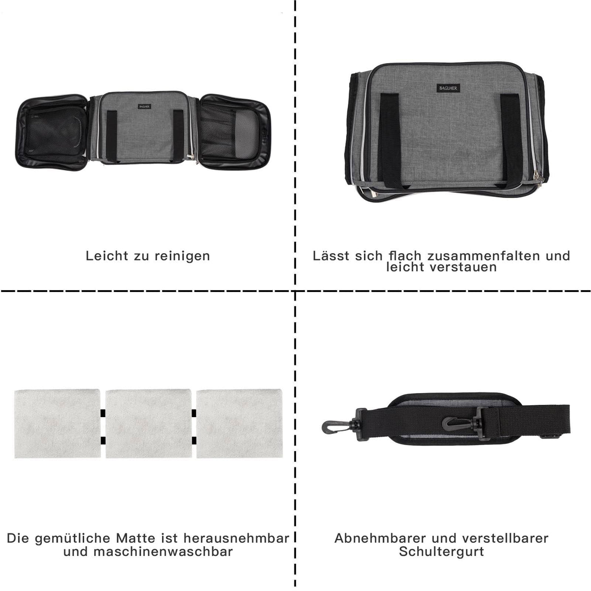 Airline Approved Soft Side Pet Carrier with Fleece Pad G800