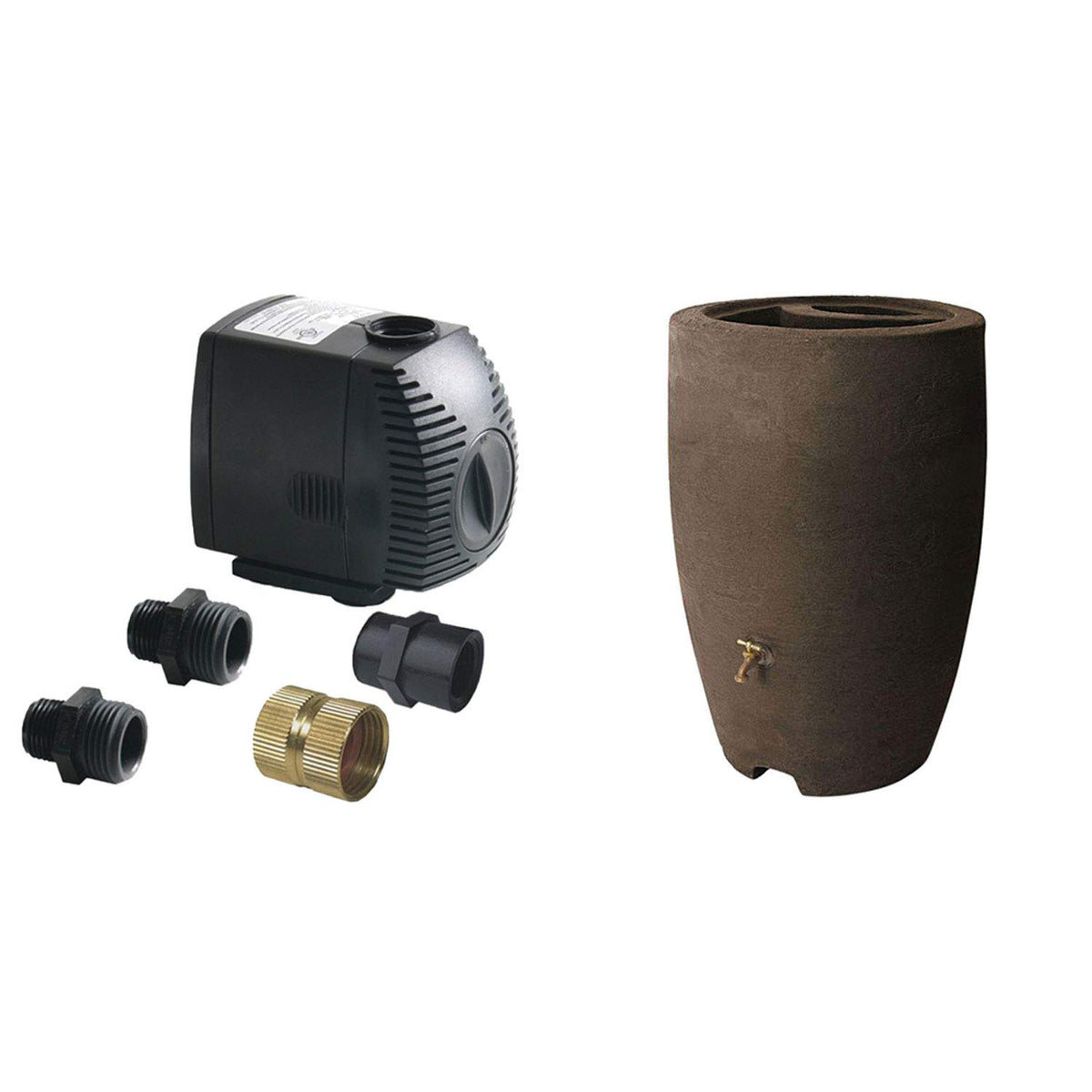 500 GPH 50 Gal Rain Barrel Watering System Pump R51864
