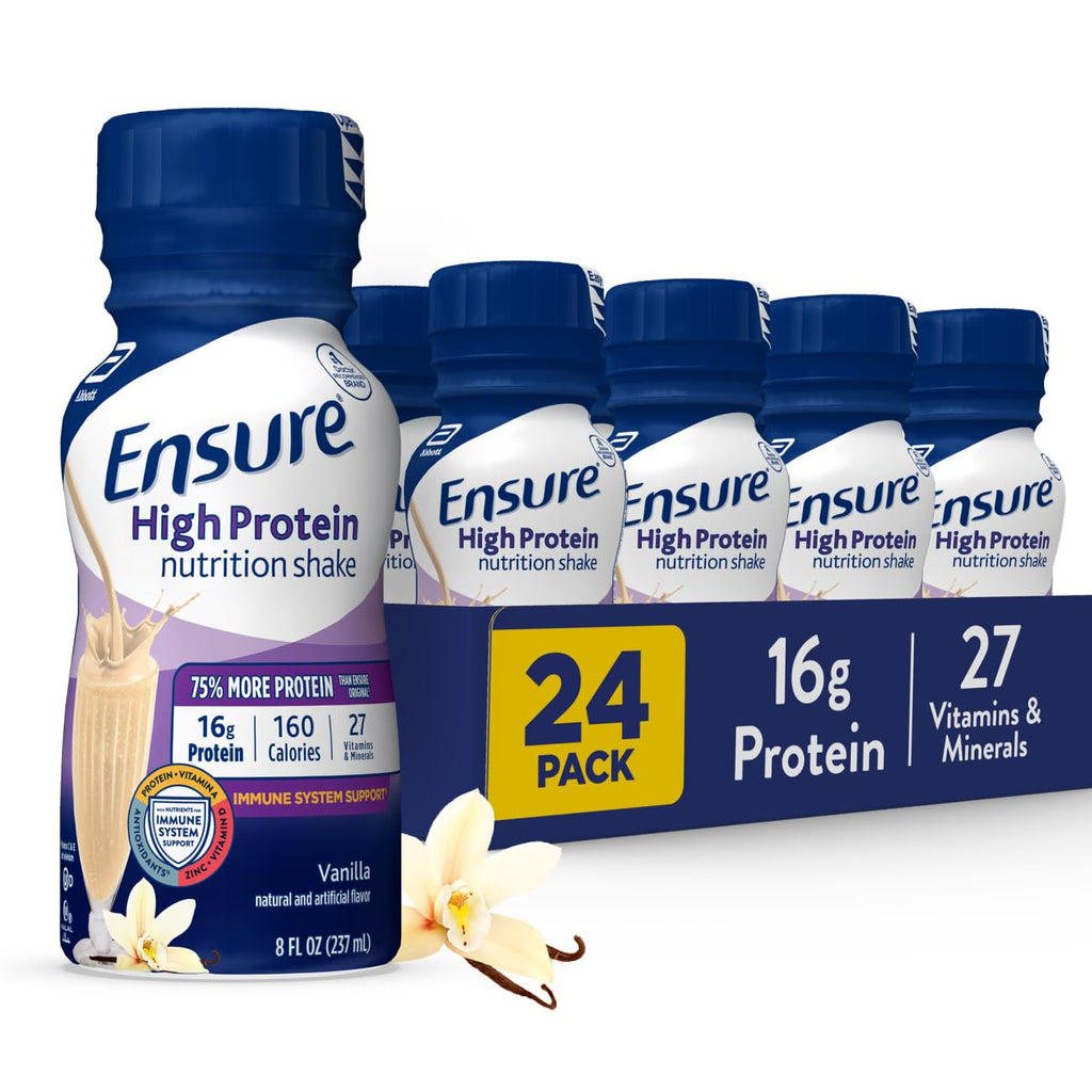 Vanilla Nutrition Shake with Fiber, 16g Protein, 8 fl oz, 24 Pack N499