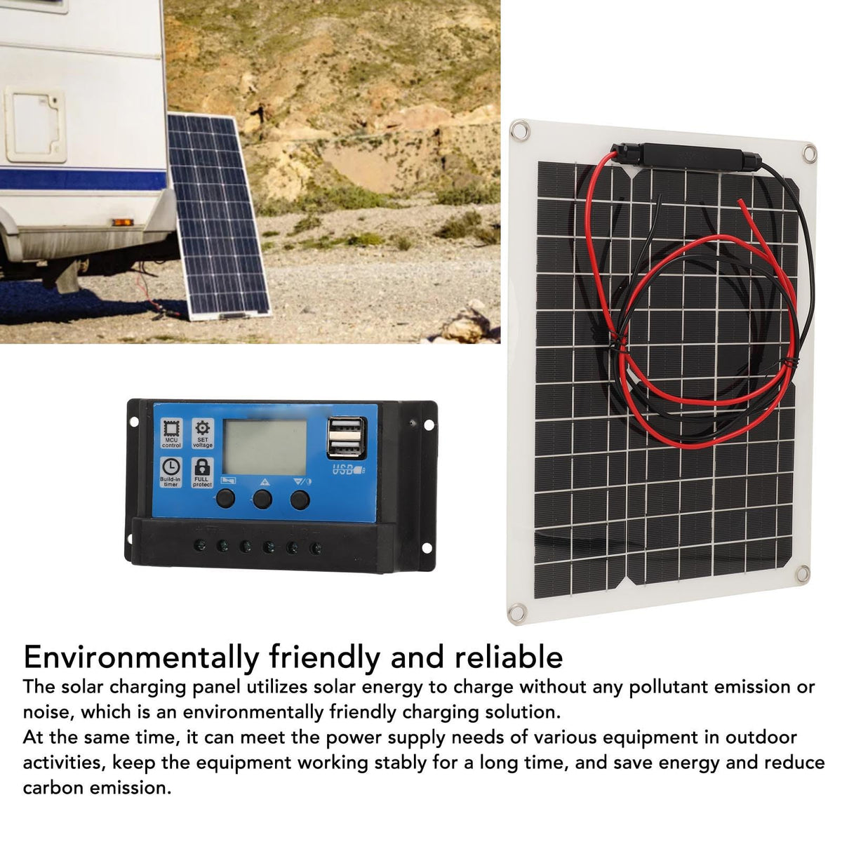 300W Solar Panel Kit with Controller R51882