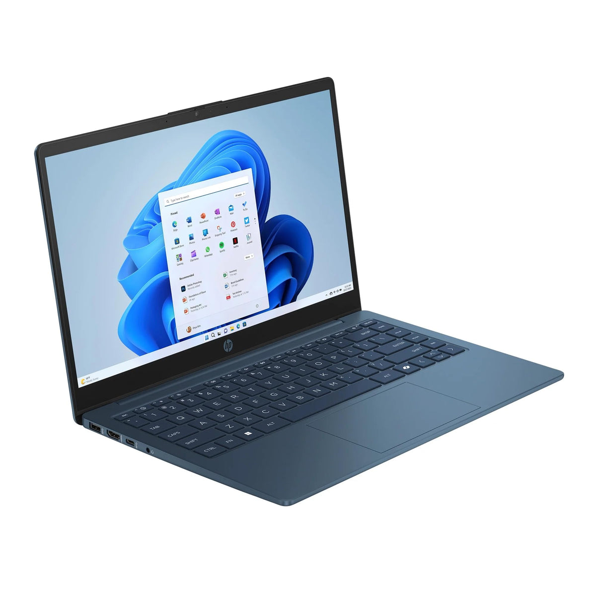 14" HD Laptop, Intel Celeron N150, 4GB RAM, 128GB Storage, Blue U99726