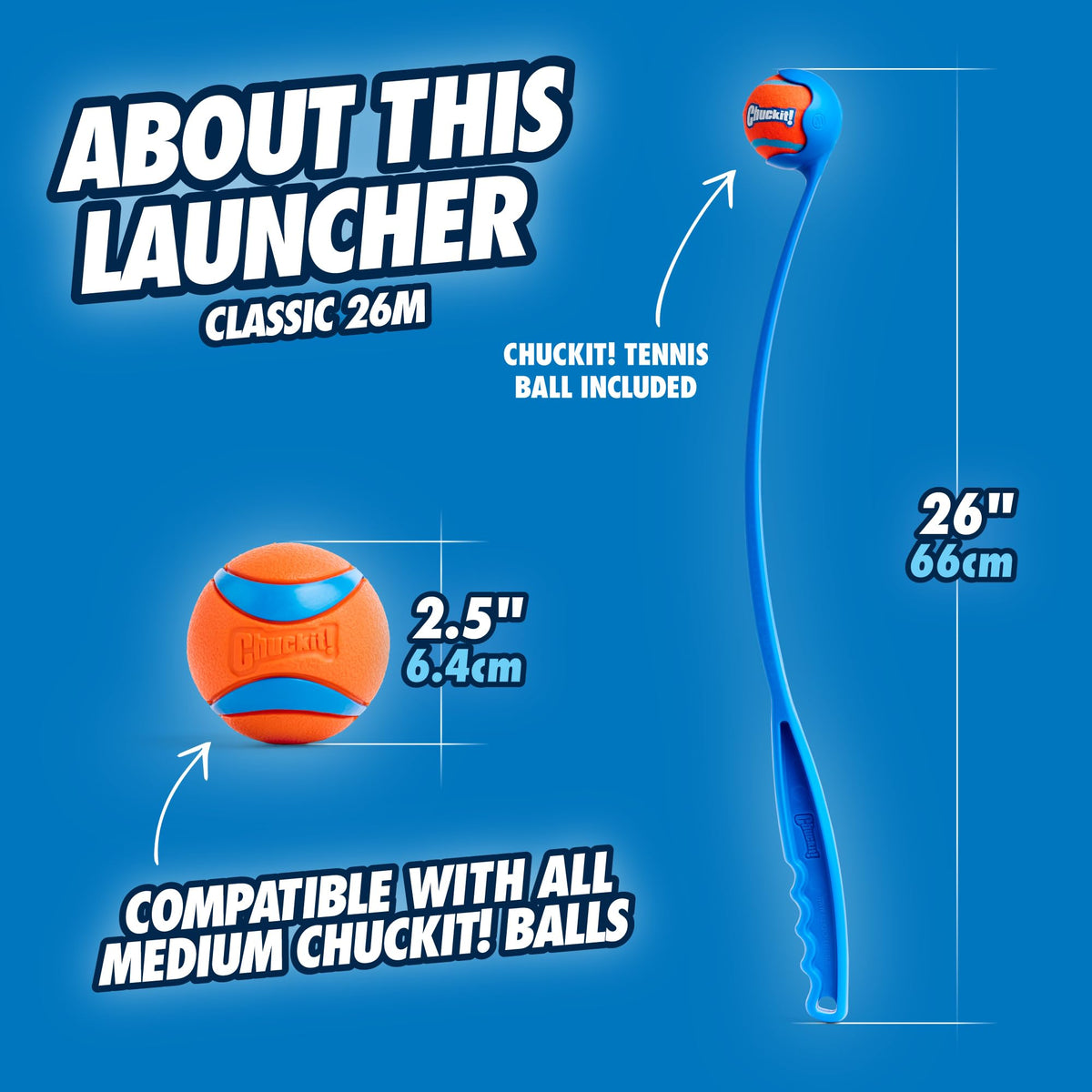 Dog Ball Launcher with 2.5in Ball X2615