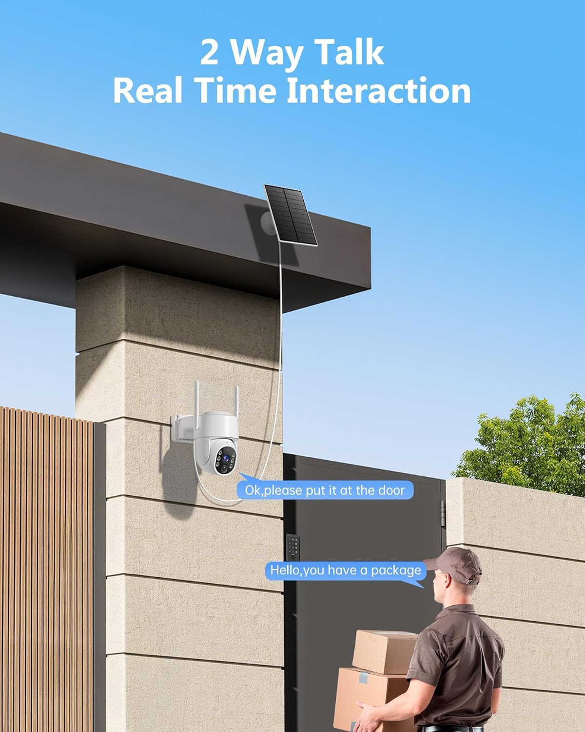 2K Solar Wireless Security Camera System 4 Packs G87100