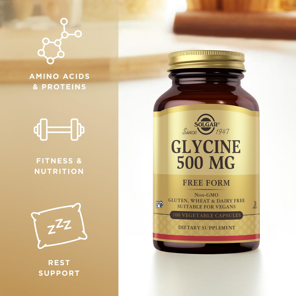 Glycine 500 mg 100 Vegetable Capsules U61255