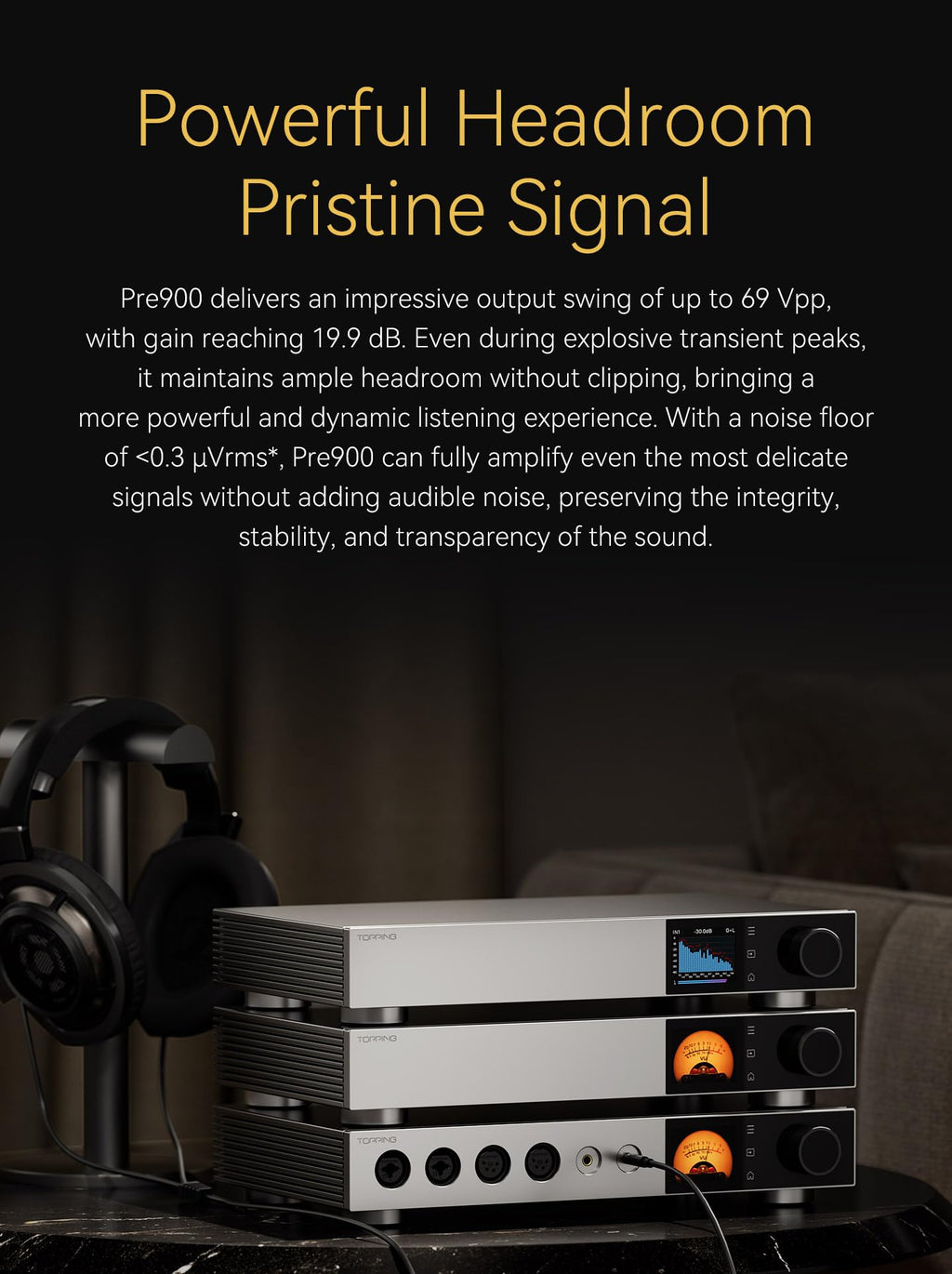 Fully Balanced Preamplifier with 3 XLR/TRS Inputs O44587