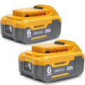 20V Max Replacement Battery 2 Packs H1356