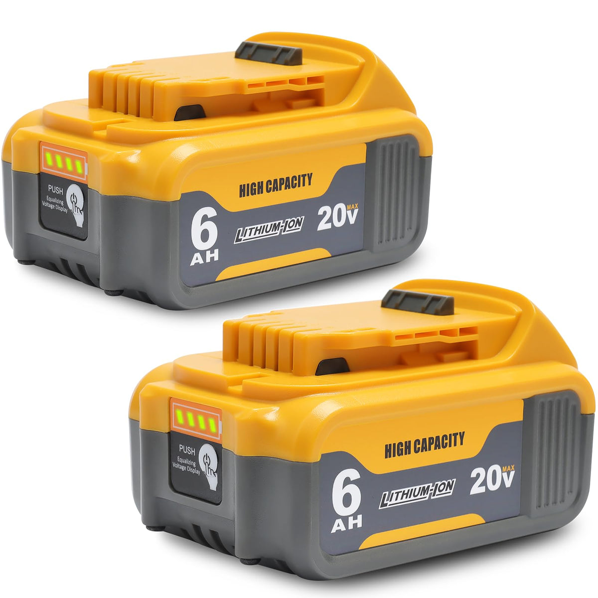 20V Max Replacement Battery 2 Packs H1356