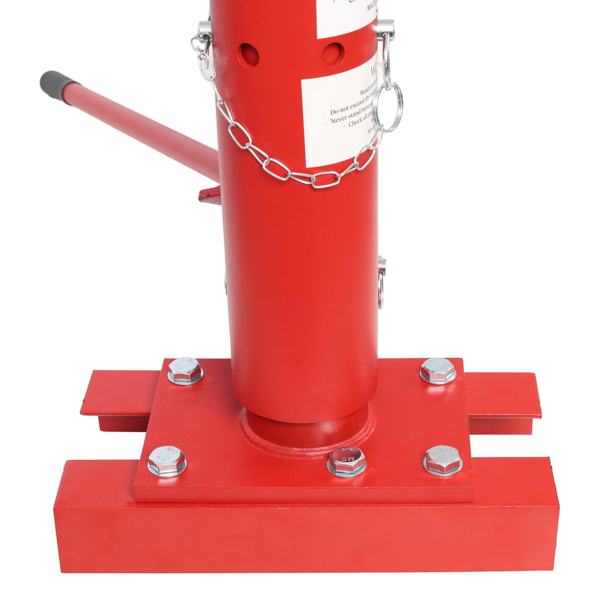 Hydraulic Pickup Truck Crane, 1000 lbs Capacity, 360° Swivel, Red U54176