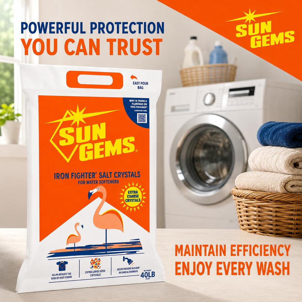 40 lb Extra Coarse Water Softener Salt Crystals J2389
